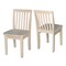 International Concepts Rectangle Set of 2 Mission Juvenile Chairs, 13 in W, 16 in L, 26 in H, Wood, Unfinished 263P - alternate 9